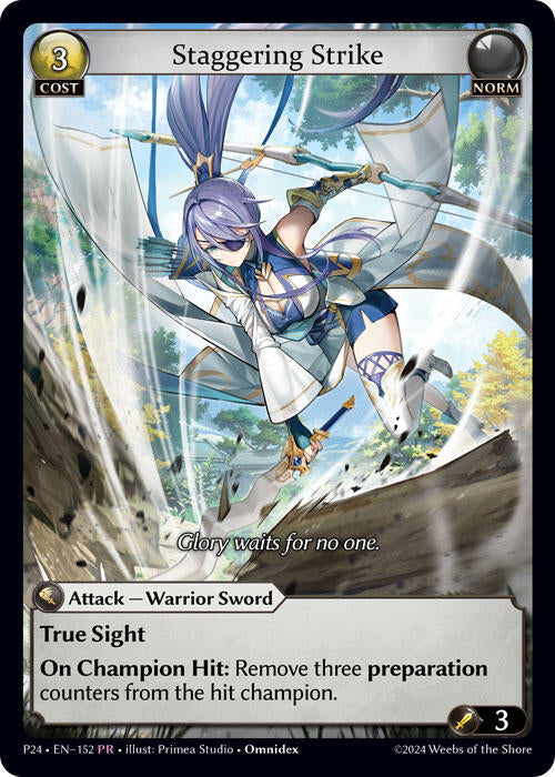 Staggering Strike (152) [Promotional Cards] 