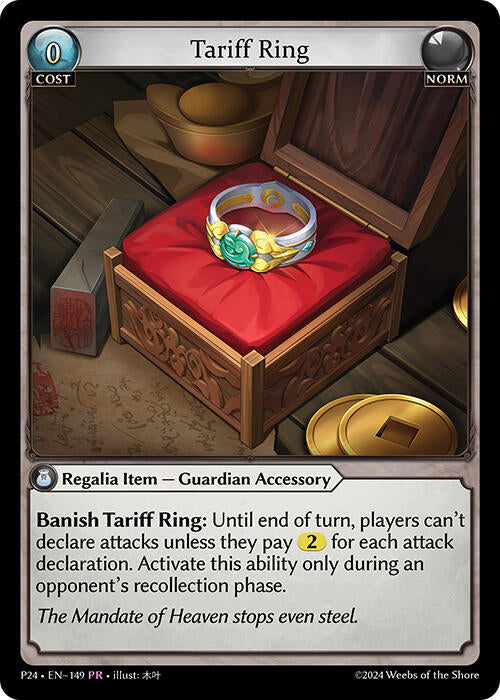 Tariff Ring (149) [Promotional Cards] 