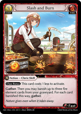 Slash and Burn (231) [Alchemical Revolution Alter Edition] 