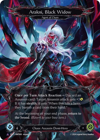 Arakni, Black Widow [HNT003] (The Hunted) Cold Foil 