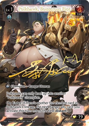 Polkhawk, Boisterous Riot (CSR) (228) [Alchemical Revolution Alter Edition] 