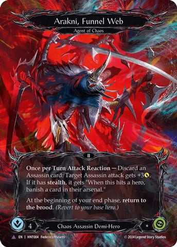 Arakni, Funnel Web [HNT004] (The Hunted) Cold Foil 