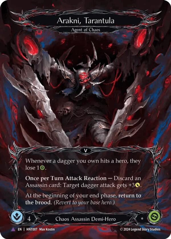 Arakni, Tarantula [HNT007] (The Hunted) Cold Foil 