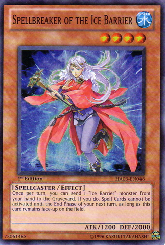 Spellbreaker of the Ice Barrier [HA03-EN048] Super Rare 
