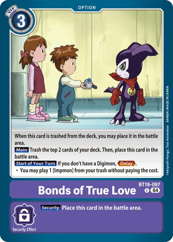 Bonds of True Love [BT19-097] [Release Special Booster 2.0] 