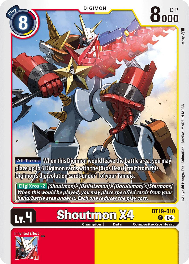 Shoutmon X4 [BT19-010] [Release Special Booster 2.0]