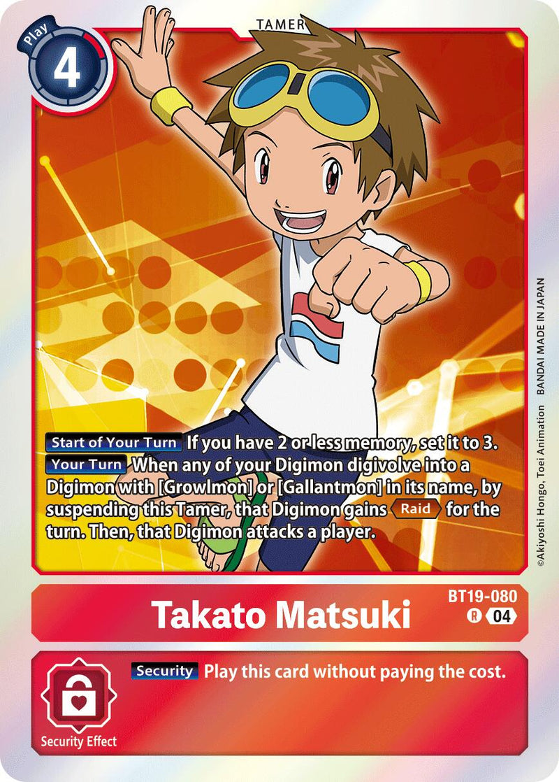 Takato Matsuki [BT19-080] [Release Special Booster 2.0]