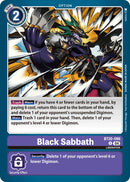 Black Sabbath [BT20-096] [Release Special Booster 2.0] 