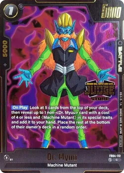 Dr. Myuu (Judge Pack (Store Judge) 03) [Fusion World Tournament Cards]