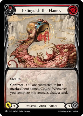 Extinguish the Flames [HNT031] (The Hunted) Rainbow Foil 