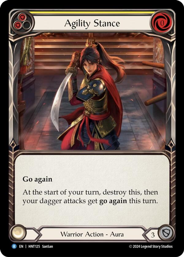 Agility Stance [HNT125] (The Hunted) Rainbow Foil 