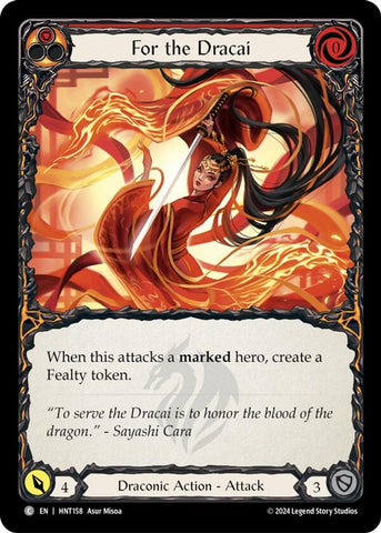 For the Dracai [HNT158] (The Hunted) Rainbow Foil 