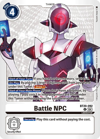 Battle NPC [BT20-092] [Release Special Booster 2.0] 