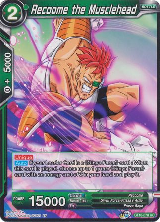 Recoome the Musclehead (BT10-078) [Rise of the Unison Warrior] 