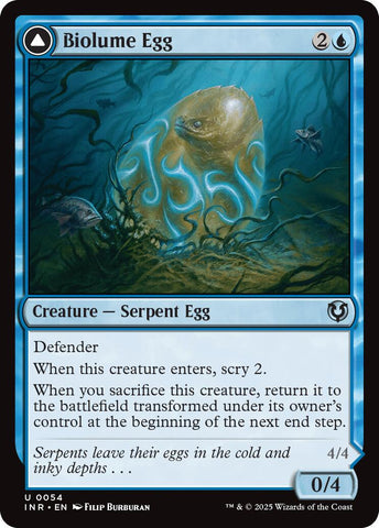 Biolume Egg // Biolume Serpent [Innistrad Remastered] 