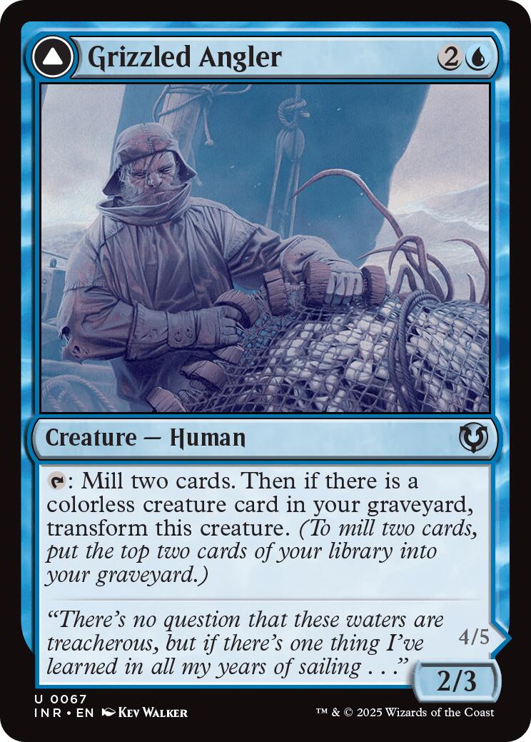 Grizzled Angler // Grisly Anglerfish [Innistrad Remastered] 