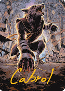 Arlinn, Embraced by the Moon Art Card (Gold-Stamped Signature) [Innistrad Remastered Art Series] 