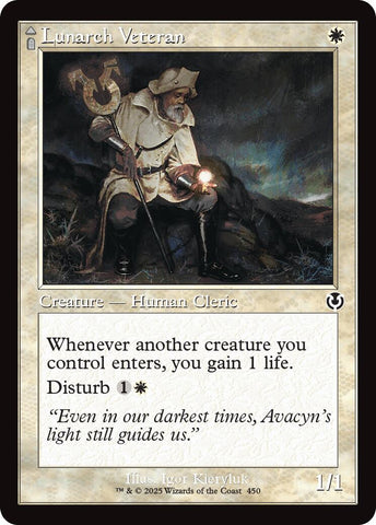 Lunarch Veteran // Luminous Phantom (Retro Frame) [Innistrad Remastered] 