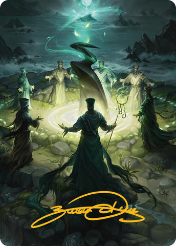 Cryptolith Rite Art Card (Gold-Stamped Signature) [Innistrad Remastered Art Series] 