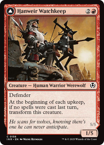 Hanweir Watchkeep // Bane of Hanweir [Innistrad Remastered] 