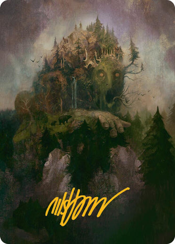 Cultivator Colossus Art Card (Gold-Stamped Signature) [Innistrad Remastered Art Series] 