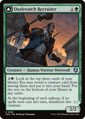 Duskwatch Recruiter // Krallenhorde Howler [Innistrad Remastered] 