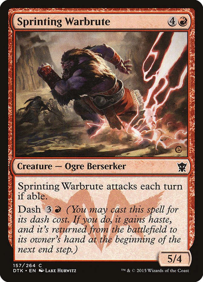Sprinting Warbrute [Dragons of Tarkir] 