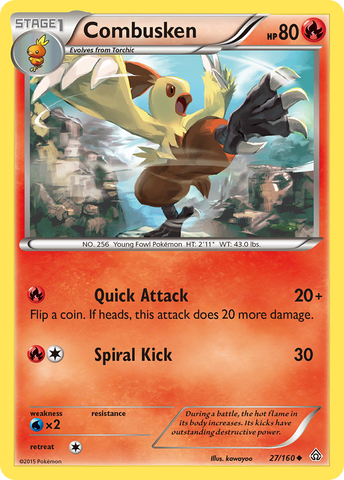 Combusken (27/160) [XY: Primal Clash] 