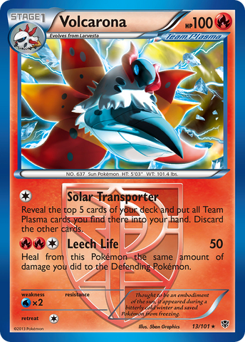 Volcarona (13/101) [Black &amp; White: Plasma Blast] 