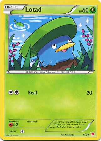 Lotad (11/30) [XY: Trainer Kit 2 - Latias] 