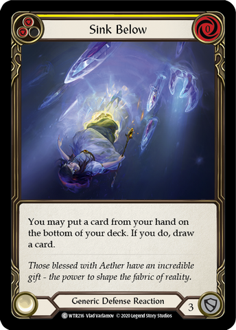 Sink Below (Yellow) [U-WTR216] (Welcome to Rathe Unlimited) Unlimited Rainbow Foil 