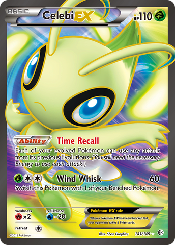Celebi EX (141/149) [Black &amp; White: Boundaries Crossed] 