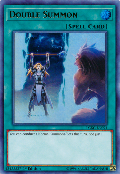 Double Summon [LCKC-EN091] Ultra Rare 