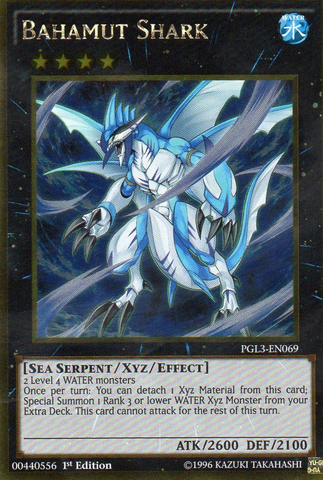 Bahamut Shark [PGL3-EN069] Gold Rare 