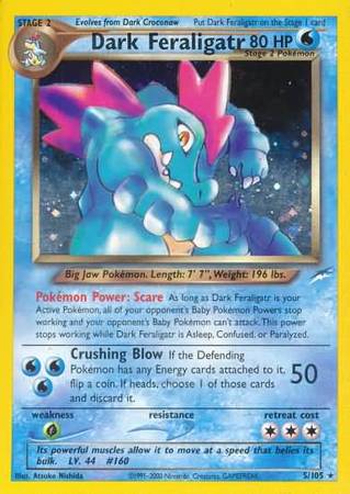 Dark Feraligatr (5/105) [Neo Destiny Unlimited] 