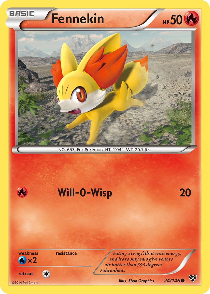 Fennekin (24/146) [XY: Base Set] 