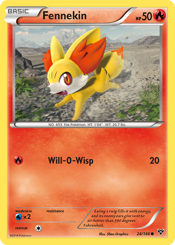 Fennekin (24/146) [XY: Base Set] 