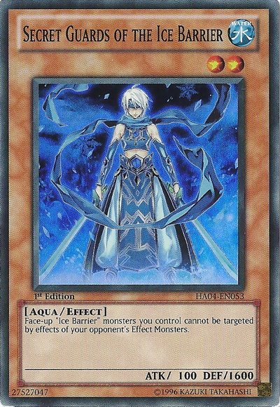 Secret Guards of the Ice Barrier [HA04-EN053] Super Rare 