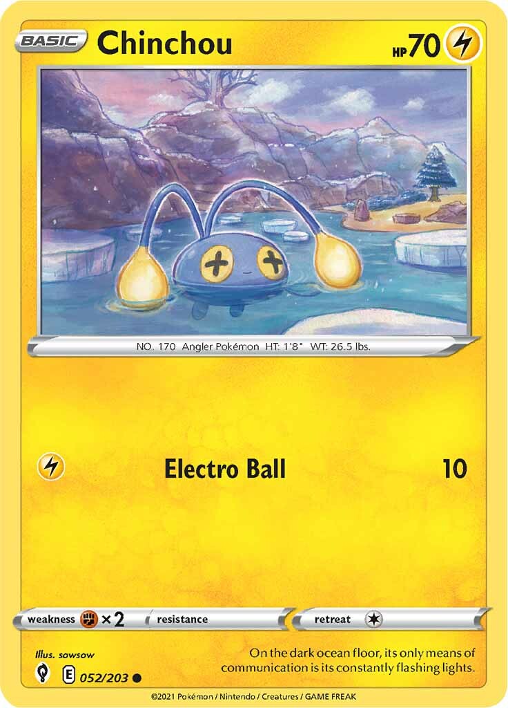Chinchou (052/203) [Sword &amp; Shield: Evolving Skies] 