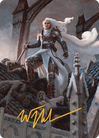 Thalia, Heretic Cathar Art Card (Gold-Stamped Signature) [Innistrad Remastered Art Series] 