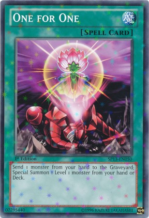 One for One [SP13-EN050] Starfoil Rare 