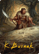 Tireless Tracker Art Card (Gold-Stamped Signature) [Innistrad Remastered Art Series] 