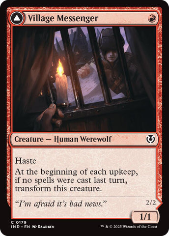 Village Messenger Treatments // Moonrise Intruder [Innistrad Remastered] 