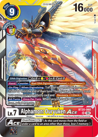 Alphamon: Ouryuken ACE [BT20-060] [Release Special Booster 2.0] 