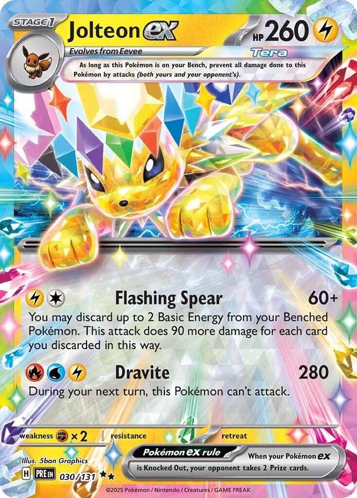Jolteon ex (030/131) [Scarlet &amp; Violet: Prismatic Evolutions] 