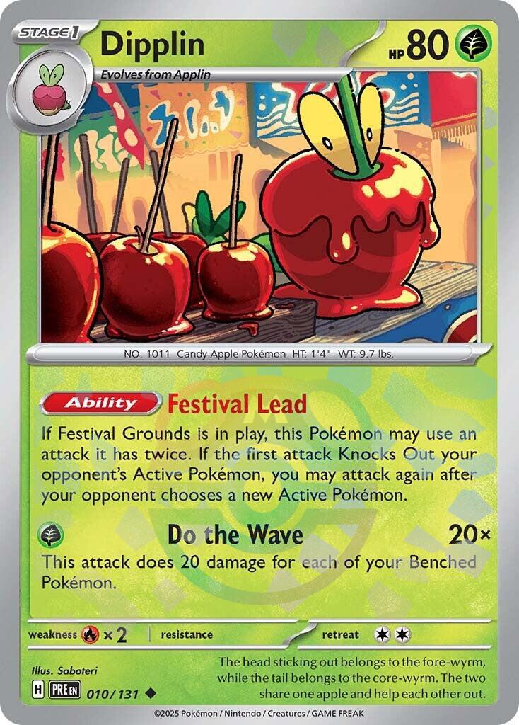 Dipplin (010/131) (Master Ball Pattern) [Scarlet &amp; Violet: Prismatic Evolutions] 