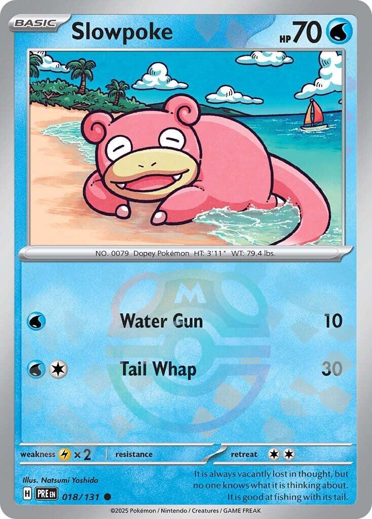 Slowpoke (018/131) (Master Ball Pattern) [Scarlet &amp; Violet: Prismatic Evolutions] 