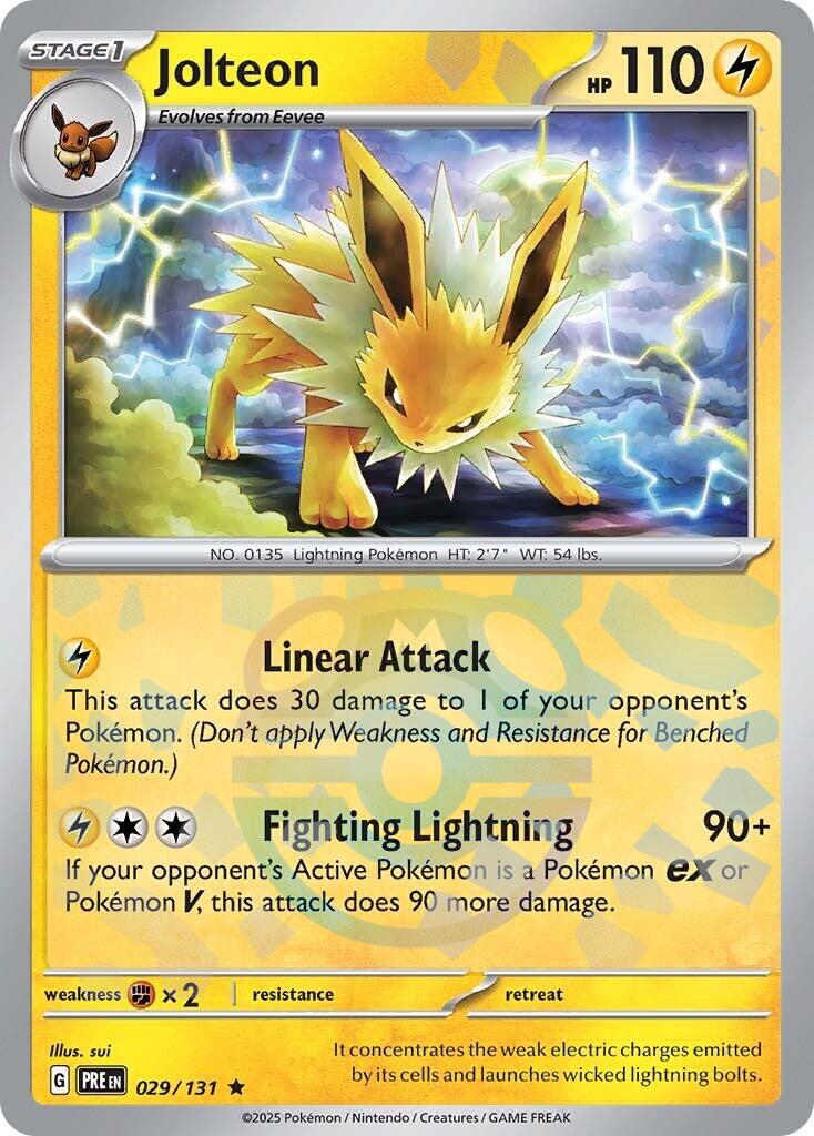 Jolteon (029/131) (Master Ball Pattern) [Scarlet &amp; Violet: Prismatic Evolutions] 