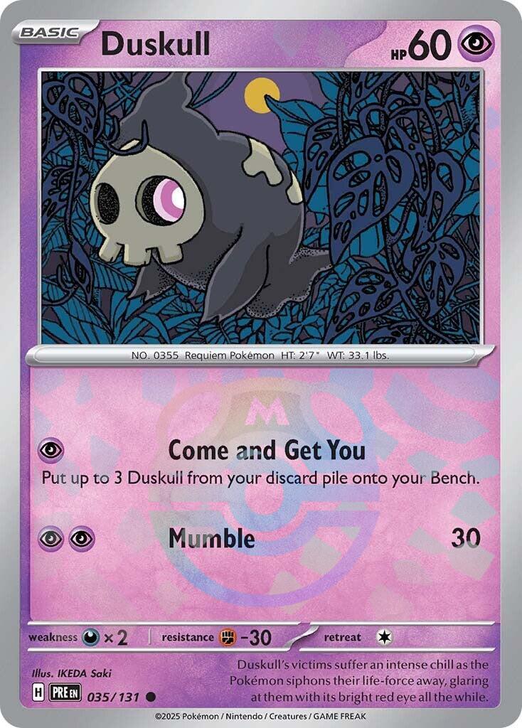 Duskull (035/131) (Master Ball Pattern) [Scarlet &amp; Violet: Prismatic Evolutions] 