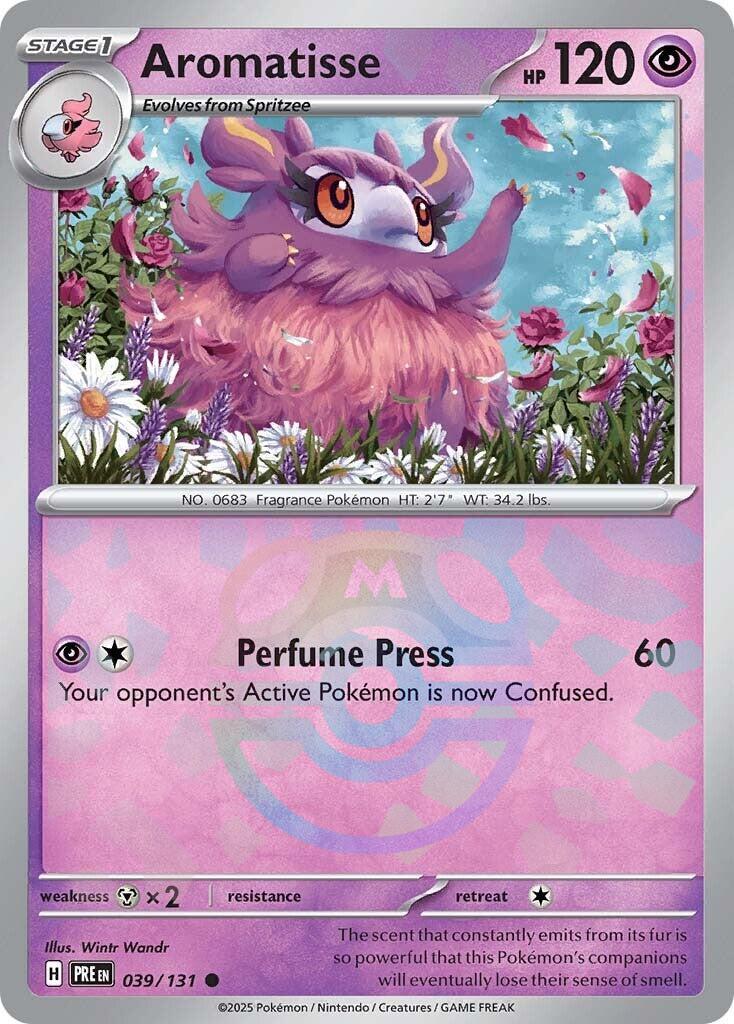 Aromatisse (039/131) (Master Ball Pattern) [Scarlet &amp; Violet: Prismatic Evolutions] 